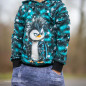 Preview: French Terry Cool Pinguin Panel
